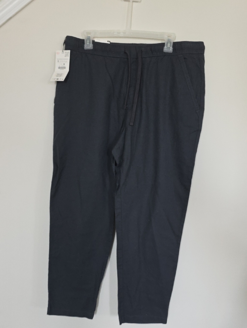 Zara Men’s Black Joggers XL Relaxed Fit Drawstring Pants NWT